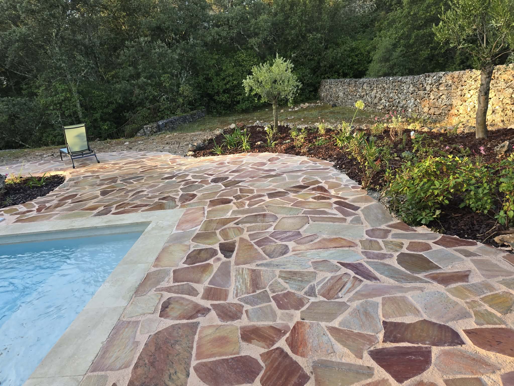 Aménagement de jardin paysager dans le Var par Addventis